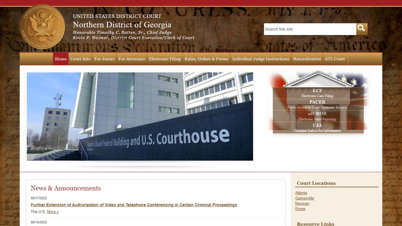 Northern District of Georgia | United States District Court